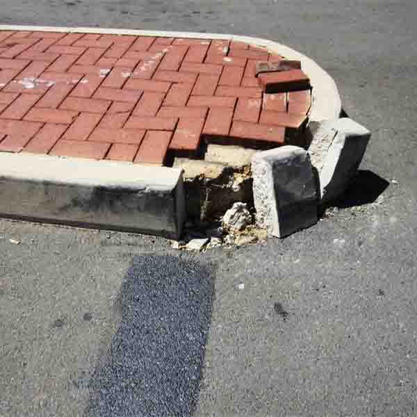 Damaged Curb